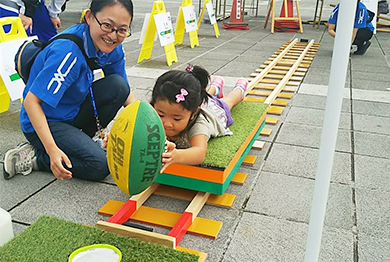 西武鉄道×横浜ゆるスポーツ協会コラボブース