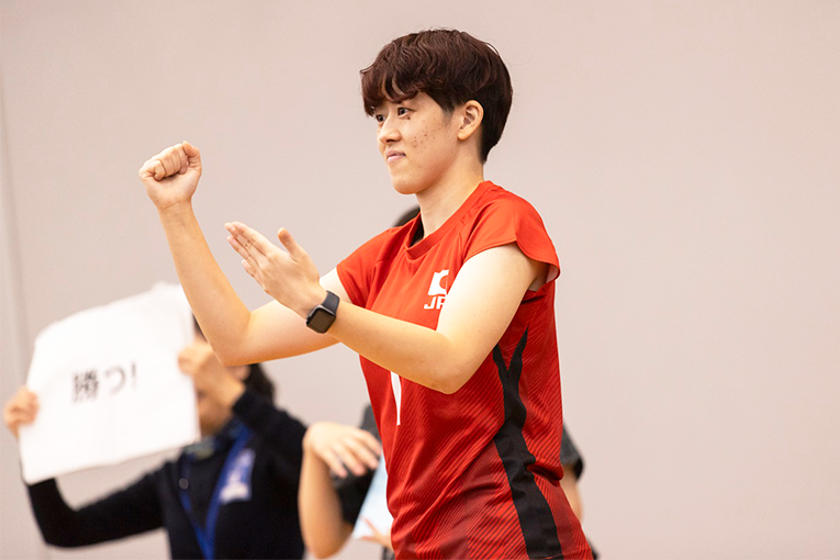 中田美緒選手のお話し（デフバレーボール選手）